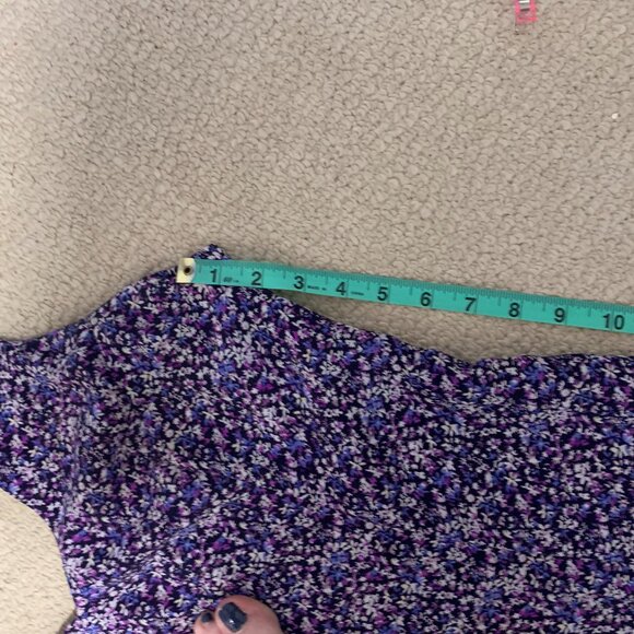 Homemade Purple Floral Dress - Picture 7 of 9